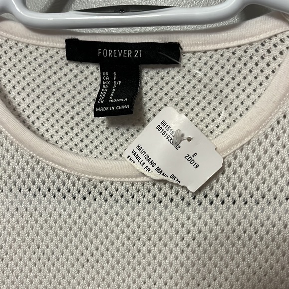 Forever 21 White Sundress/Beach Coverup Size Small - Picture 4 of 6